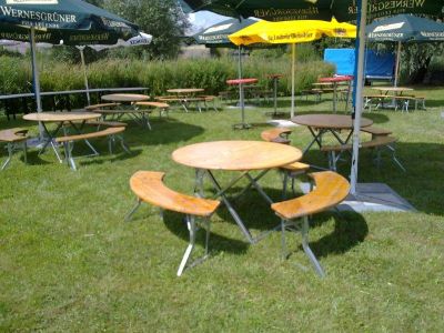 Biergartentisch rund
