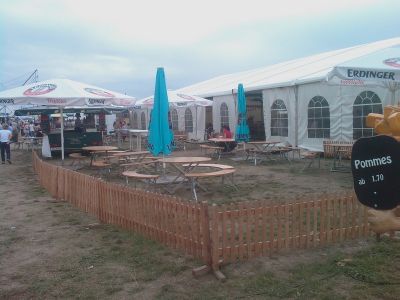 Biergartenzaun 2,50x 0,60